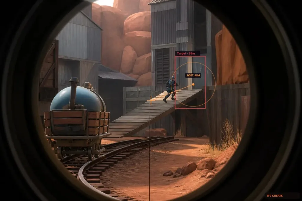 Soft aim FOV and target lock on a Soldier
